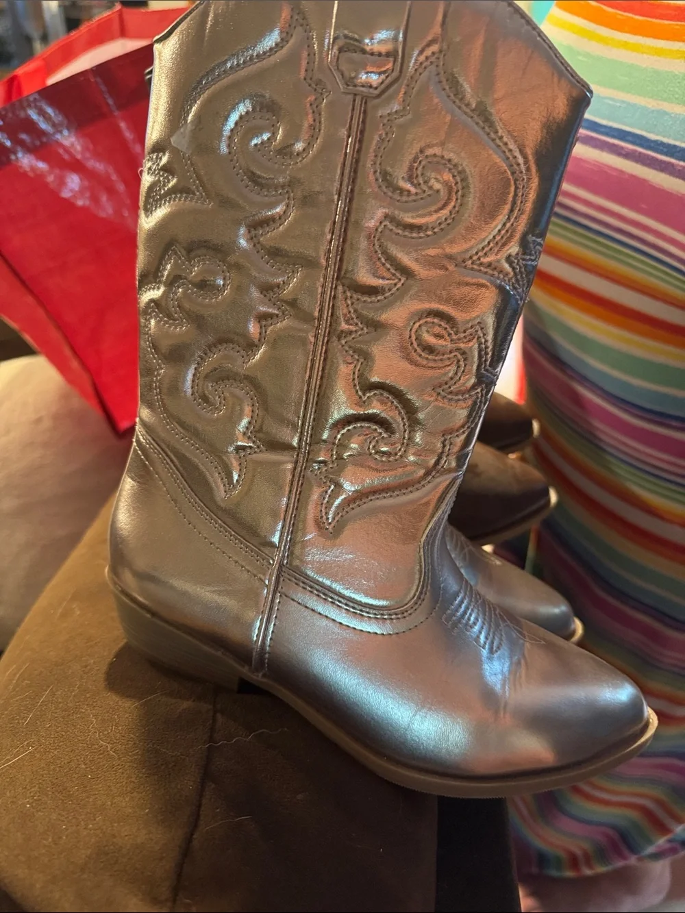 Tucker + Tate Girls' Brown Western Booties